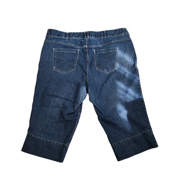 Lane Bryant Jean Capris Cropped, Sz 22 - Picture 2 of 7